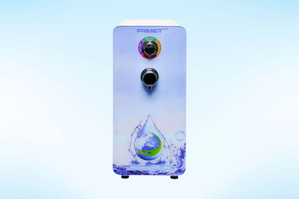 Máy lọc nước của Nước Sạch Cộng Đồng ứng dụng công nghệ tiên tiến Primer, mang đến nguồn uống nước ion kiềm tinh khiết, an toàn cho sức khỏe gia đình Việt.