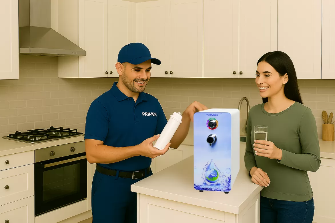 Nước Sạch Cộng Đồng cung cấp dịch vụ thay l&otilde;i lọc nước cho m&aacute;y lọc nước PRIMER, đảm bảo nguồn nước sạch an to&agrave;n, ổn định v&agrave; bền bỉ cho gia đ&igrave;nh.