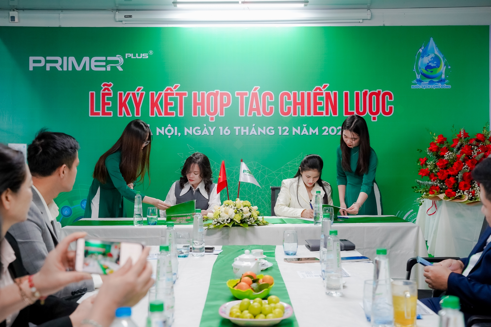 LỄ KÝ KẾT HỢP TÁC CHIẾN LƯỢC GIỮA PRIMER VÀ DỰ ÁN NƯỚC SẠCH CỘNG ĐỒNG