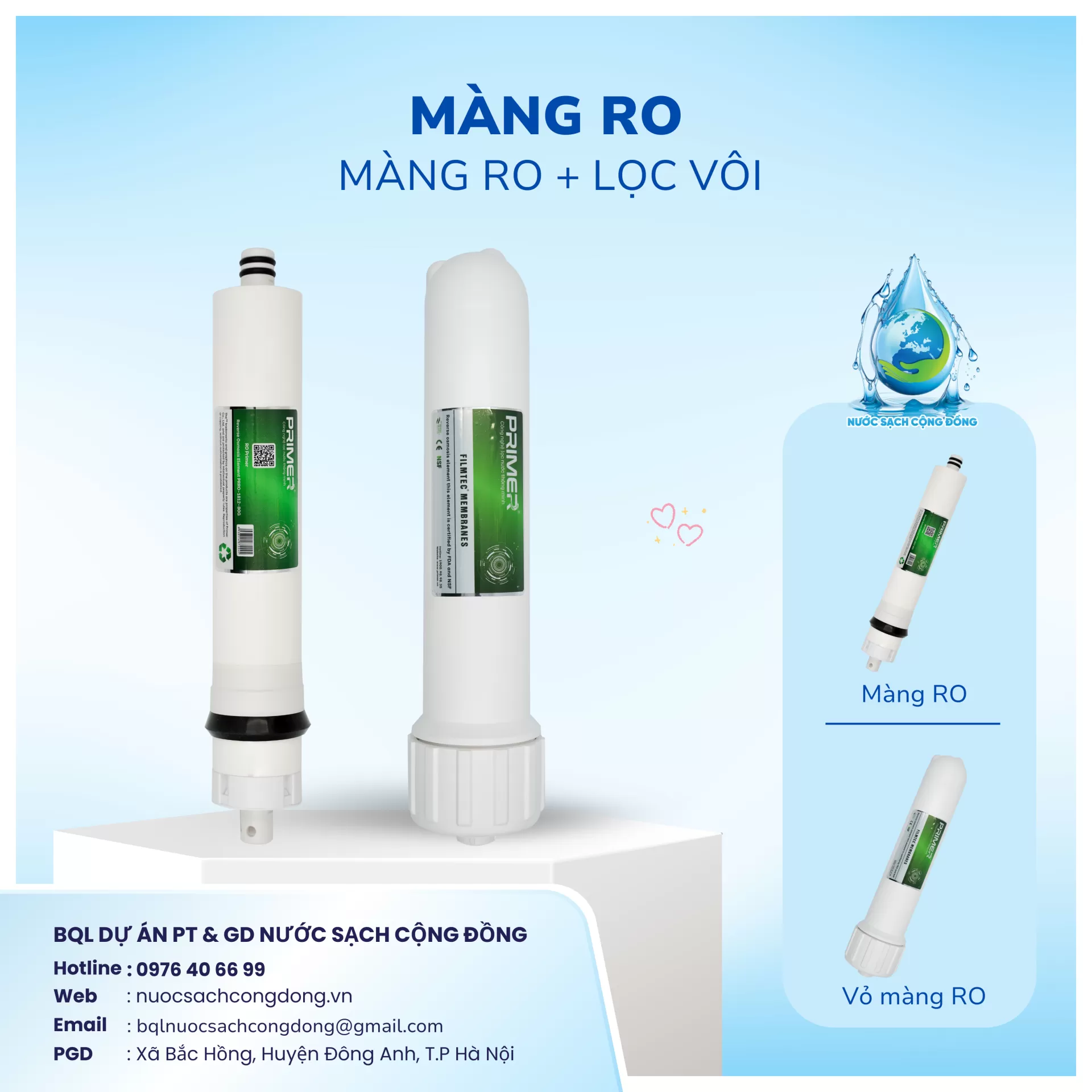 Màng Lọc RO trong máy lọc nước