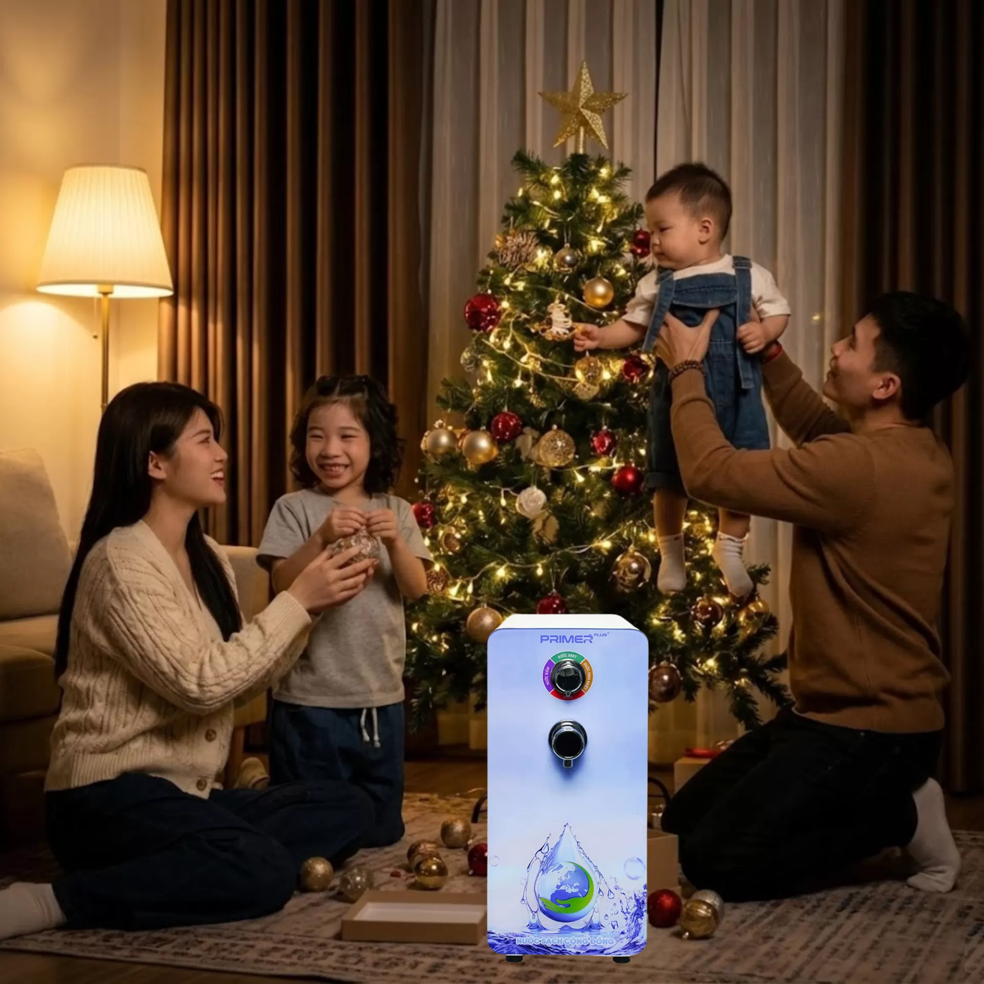 Nước Sạch Cộng Đồng ch&uacute;c Gi&aacute;ng sinh an l&agrave;nh, lan tỏa gi&aacute; trị nước sạch đến mọi gia đ&igrave;nh. Giải ph&aacute;p m&aacute;y lọc nước an to&agrave;n &ndash; bền vững &ndash; v&igrave; sức khỏe cộng đồng.