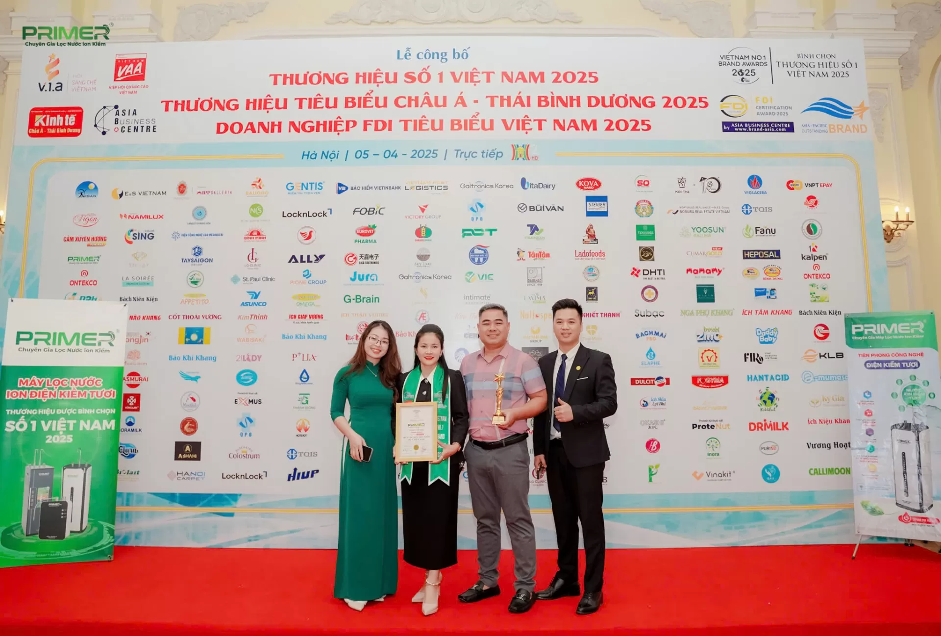 PRIMER KHẲNG ĐỊNH VỊ THẾ DẪN ĐẦU NGÀNH LỌC NƯỚC ION KIỀM TẠI VIỆT NAM