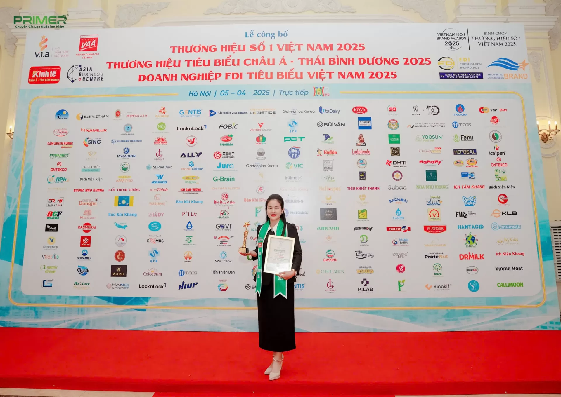 PRIMER KHẲNG ĐỊNH VỊ THẾ DẪN ĐẦU NGÀNH LỌC NƯỚC ION KIỀM TẠI VIỆT NAM