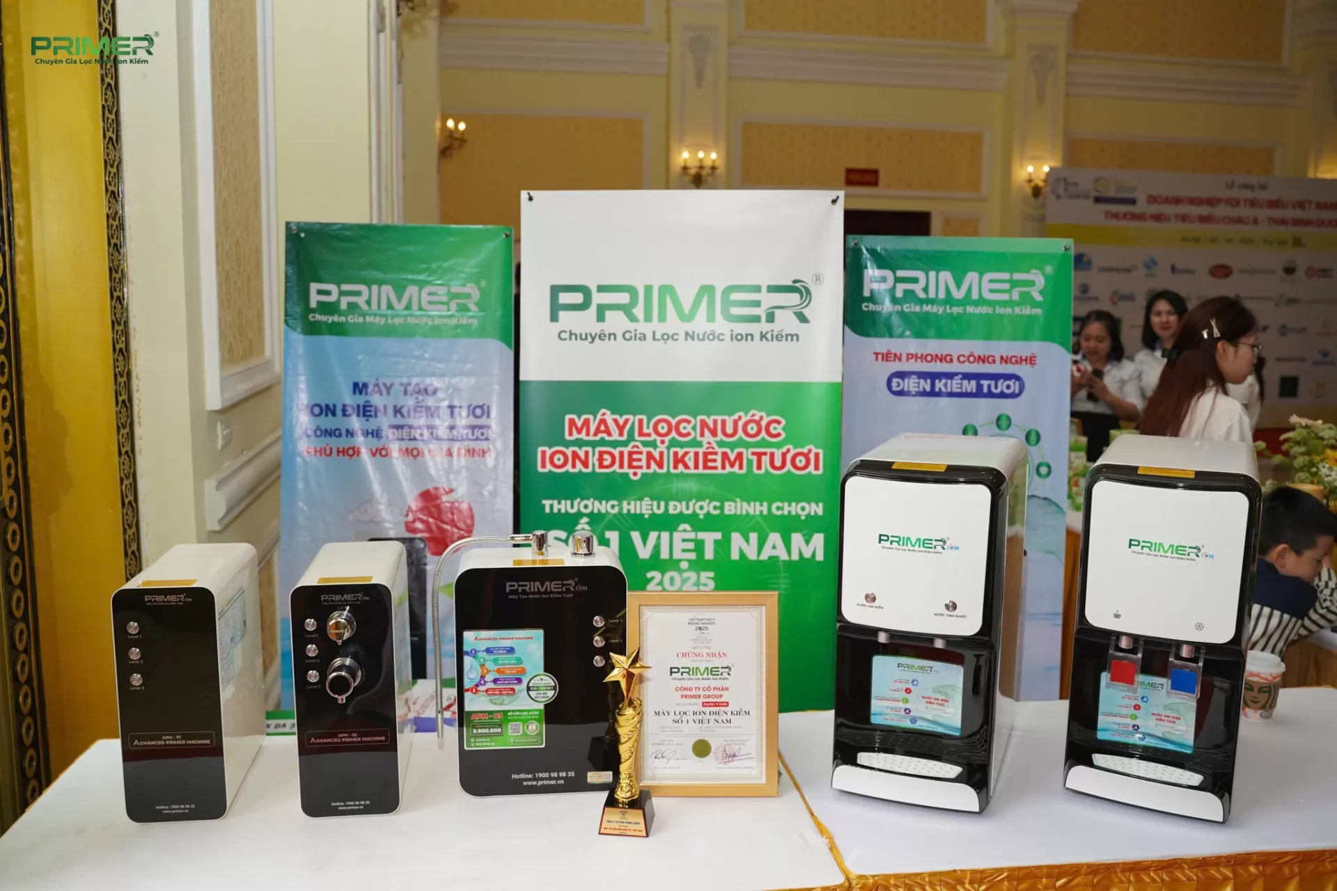 PRIMER KHẲNG ĐỊNH VỊ THẾ DẪN ĐẦU NGÀNH LỌC NƯỚC ION KIỀM TẠI VIỆT NAM