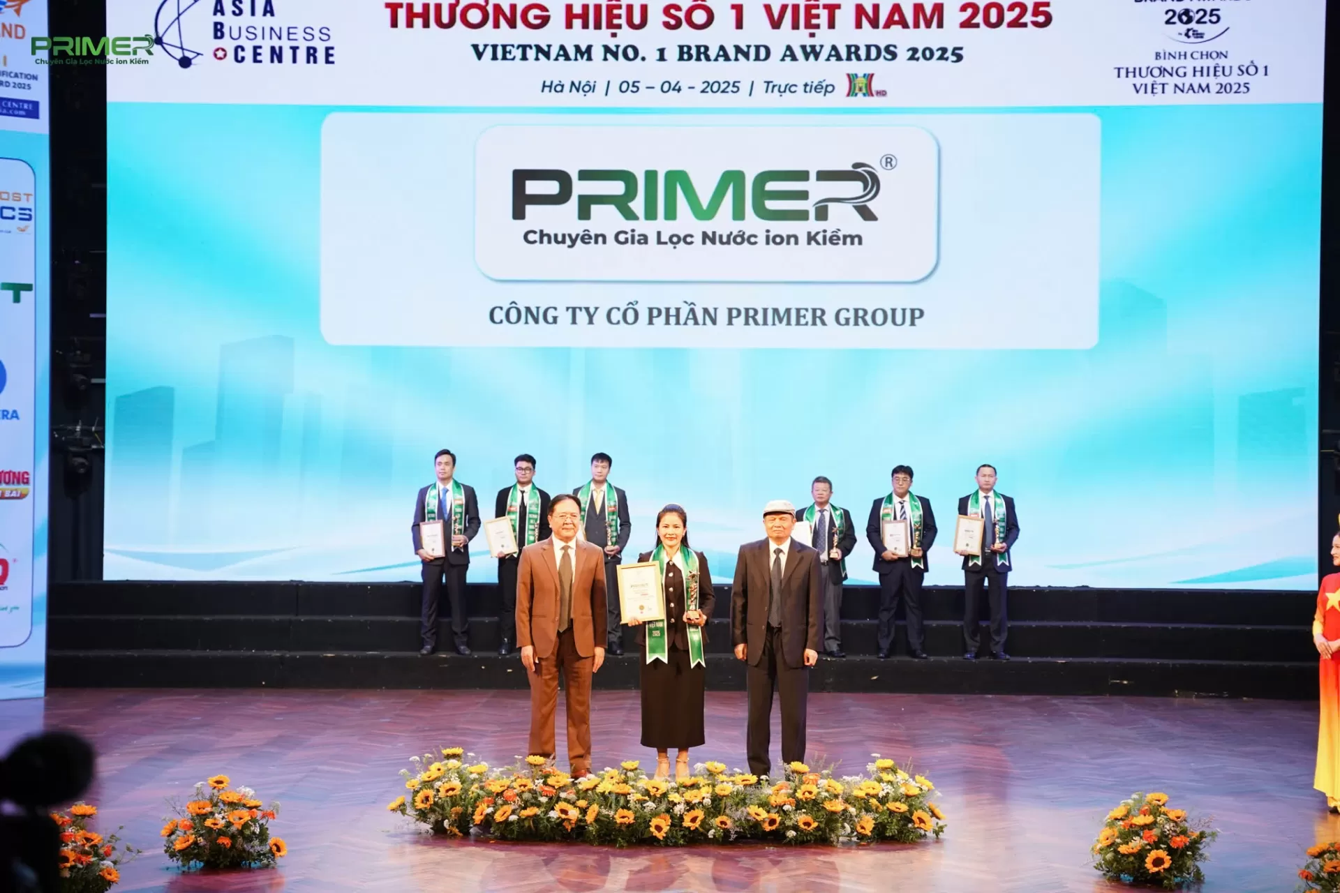 Ngày 10/05/2025, tại TP. Hồ Chí Minh, một lần nữa Primer khẳng định vị thế dẫn đầy ngành lọc nước ion kiềm tại Việt Nam