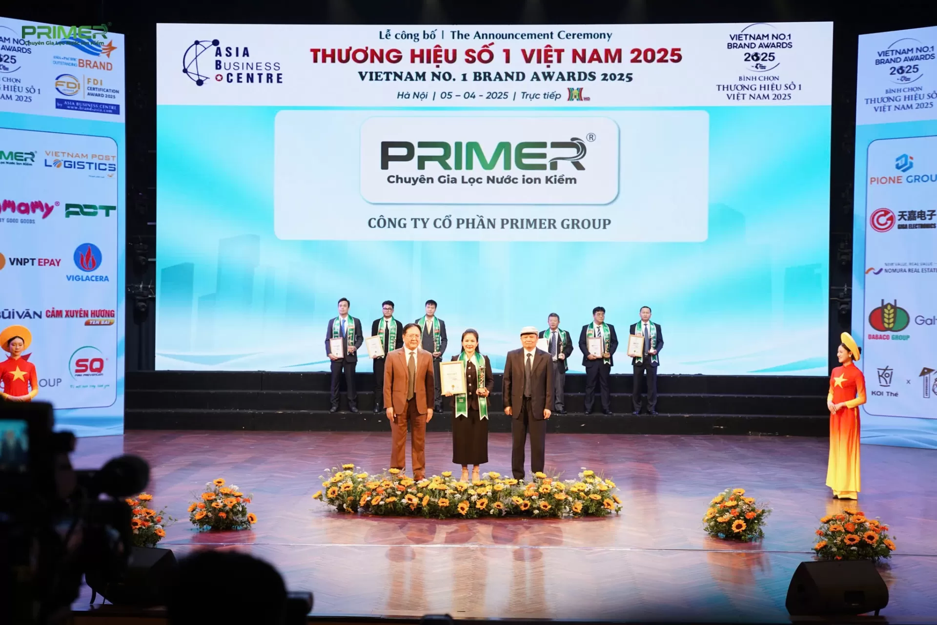 PRIMER KHẲNG ĐỊNH VỊ THẾ DẪN ĐẦU NGÀNH LỌC NƯỚC ION KIỀM TẠI VIỆT NAM