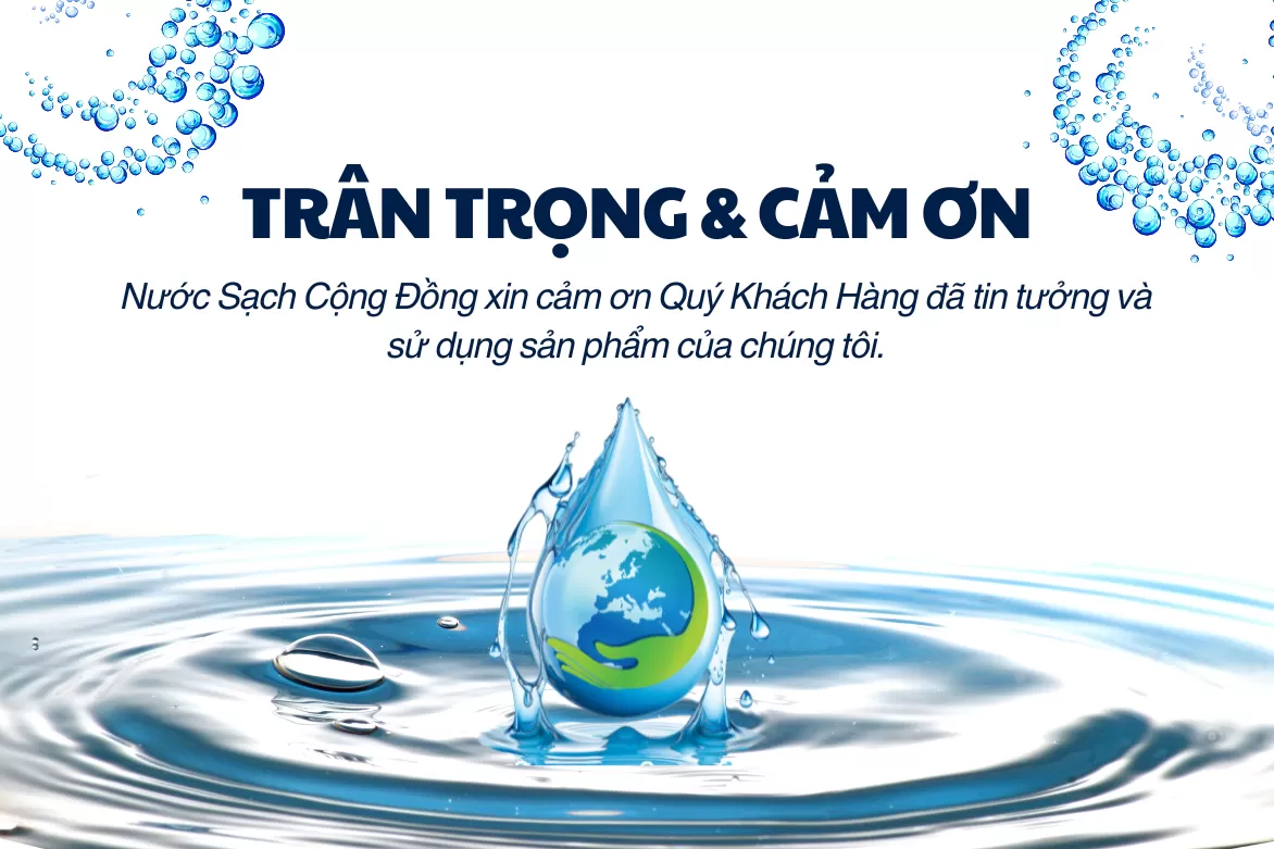 NƯỚC SẠCH CỘNG ĐỒNG LAN TỎA NGUỒN NƯỚC TỐT - VÌ SỨC KHỎE GIA ĐÌNH VIỆT