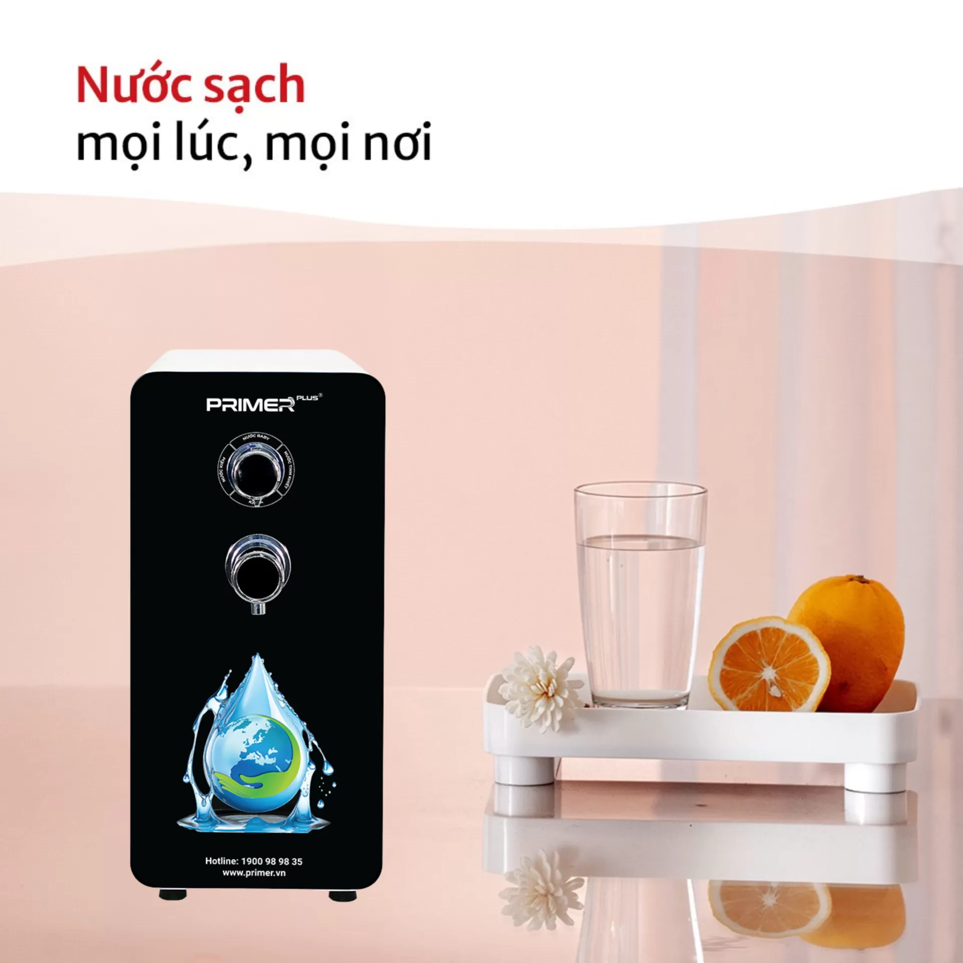 MÁY LỌC NƯỚC PRIMER ION 99 – GIẢI PHÁP NƯỚC SẠCH TOÀN DIỆN CHO MỌI GIA ĐÌNH VIỆT