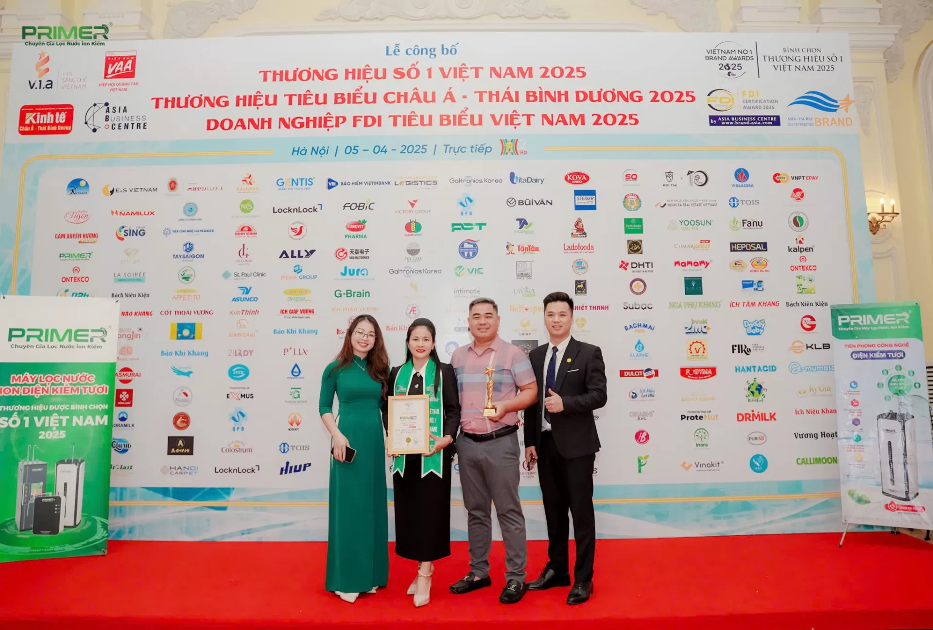 PRIMER KHẲNG ĐỊNH VỊ THẾ DẪN ĐẦU NGÀNH LỌC NƯỚC ION KIỀM TẠI VIỆT NAM