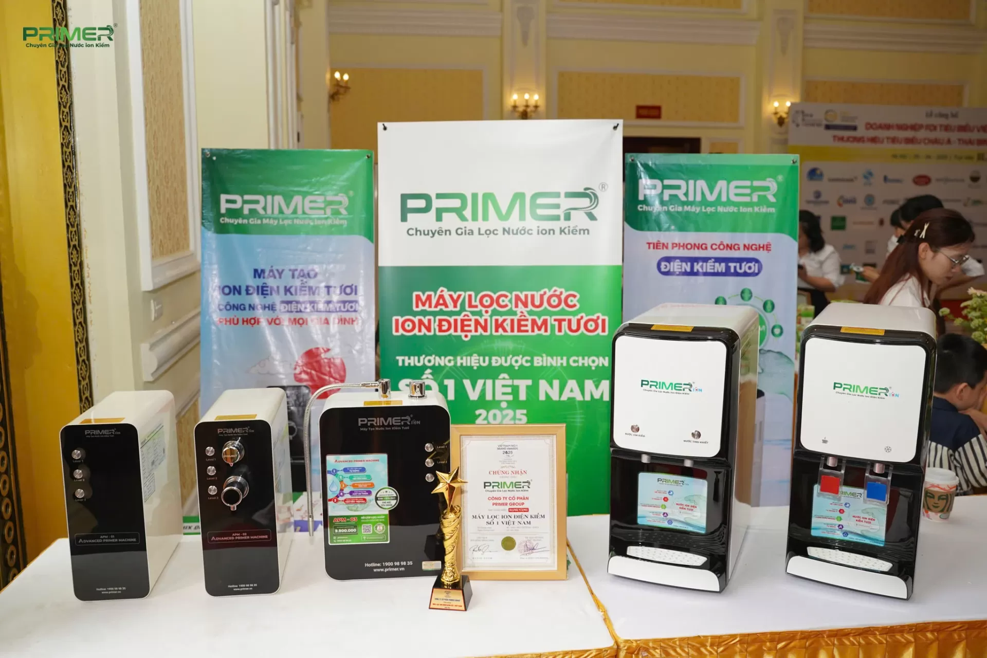 PRIMER KHẲNG ĐỊNH VỊ THẾ DẪN ĐẦU NGÀNH LỌC NƯỚC ION KIỀM TẠI VIỆT NAM