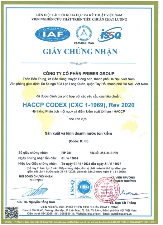 Tiêu chuẩn HACCP CODEX (CXC 1-1969), Rev 2020