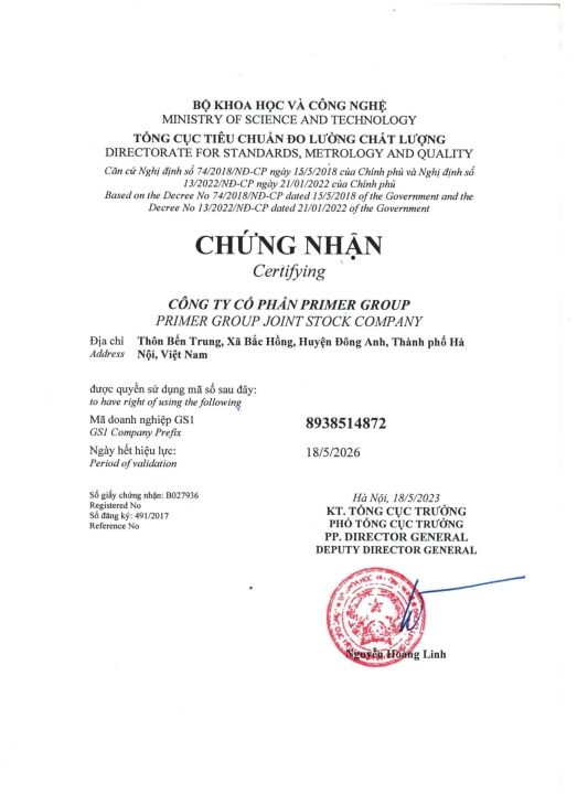 Tiêu chuẩn MDN GS1 (18.05.2026)